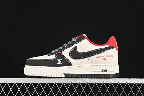 All categories Nk Air Force 1 Air Force series Nk Air Force 1 Low Air Force low-top Nike Air Force 1'07 Low LV joint black and red Air Force 1 low-top casual sneakers CS5288-022